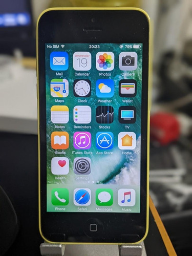 iPhone 5c Amarelo Usado Funcionando Oportunidade