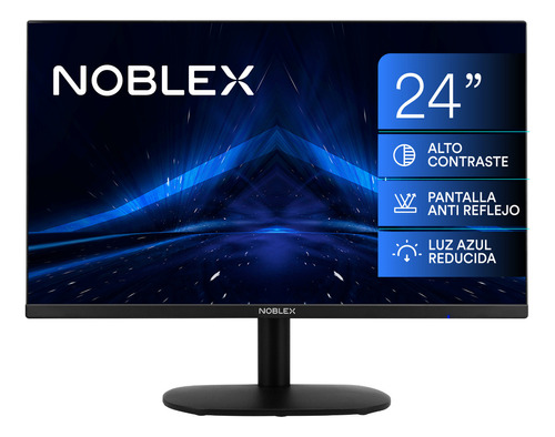 Monitor Led Noblex Mk24x7100pi 23.8 Full Hd Antiglare Negro