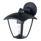 Arbotante Exterior Tipo Farol Moderno Suspendido Negro Calux