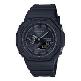 Reloj Casio Ga-b2100-1a1 Gshock Bluetooth Tough Solar Color De La Malla Negro Color Del Bisel Negro Color Del Fondo Negro