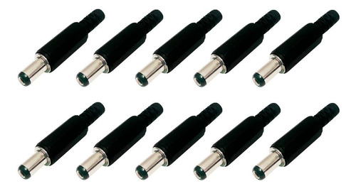 Kit 10 Unidades Conector Plug De Energia P4 Macho