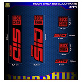 Rockshox Ultimate-1. Sticker Para Horquilla De Bici Downhill