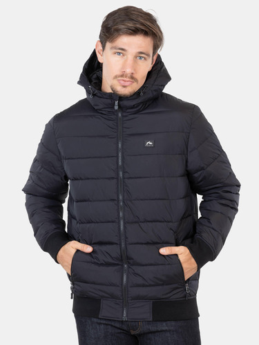 Parka Puffa Kekaha Negro Hombre Rusty