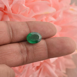 Piedra Preciosa Suelta De Esmeralda Verde Natural Con Certif