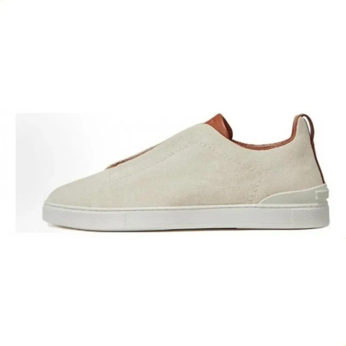 C Zapatillas De Tenis Zegna Con Triple Punto De Sutura Baja