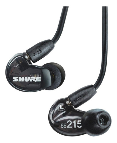 Auriculares In Ear Shure Se215k Intraurales Monitoreo Pro Cu Color Negro