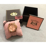 Elegante Reloj Para Dama Color Rosa De Juicy Couture