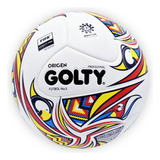 Balón De Fútbol Profesional Golty Origen Thermotech N5 Color Blanco
