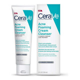 Cera Ve Acne Foaming Cream Cleanse Tratamiento Para El Acné 