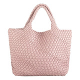 Bolso Tejido Para Mujer, Bolso Grande Con Bolso De Mano De P