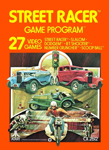 Atari Street Racer Perfecto Estado Caja Y Manuales !!