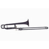 Trombón C/ Transpositor Plástic Negro Bb/f Parquer Ptt-200bk