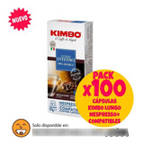 Pack 100 Cápsulas Kimbo Lungo Nespresso® Compatibles 