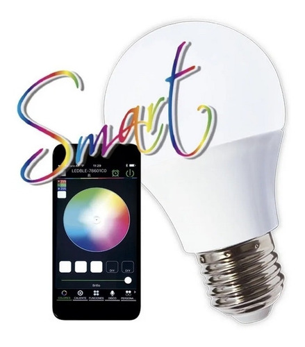 Lamparas Led Rgb Smart 5w Bluetooth Luces De Colores Color De La Luz Amarillo, Blanco, Rgb