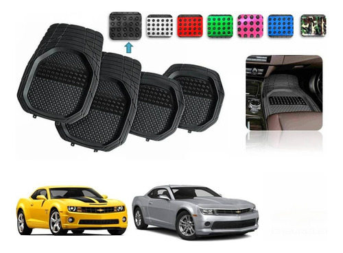 Tapetes 4pz Charola 3d Color Chevrolet Camaro 2010 A 2015