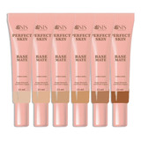 12 Base Perfect Skin Matte Tons Claros Is015 Isis Atacado 