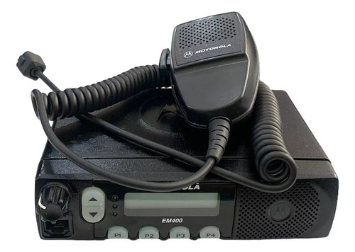 Rádio Motorola Em400 Vhf 32 Canais 45w 136-174mhz + Micrfone