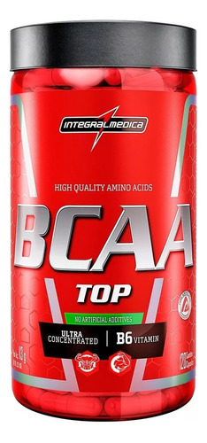 Bcaa Top Ultra Concentrado 120 Capsulas Integral Medica