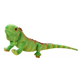 Muñeca Iguana Lagarto Realista, Bonitos Juguetes De Peluche Color Verde Claro