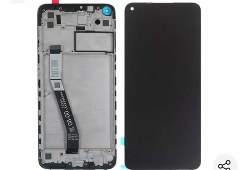 Tela Frontal Lcd Compativel Redmi Note 9 Com Aro + Cola