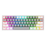 Teclado Mecánico Redragon Fizz Pro Gray White