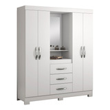 Guarda-roupa 4 Portas Nt 5015 Branco - Notável