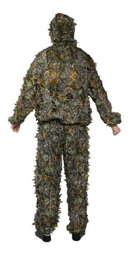 Kit Roupa Ghillie Camuflagem Airsoft Paintball 3d Tática