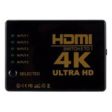 Adaptador Switch Hdmi 5en1 Control Remoto Ps4 Smart Tv Compu