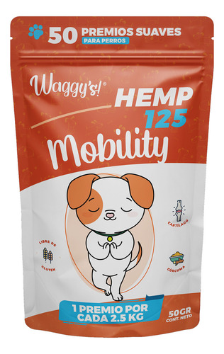 Waggys Premios Mobility 125 Para Perros - Apoyo Articular