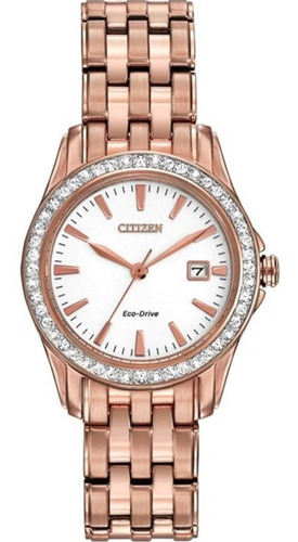 Reloj Citizen Para Mujer Ew1903-52a Eco-drive Swarovski Color Del Fondo Blanco 60574