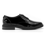 Mocasines Y Oxfords Flexi Para Mujer Estilo 126901 Negro