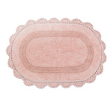 Tapete Croche Oval 60x90cm Coral - Kacyumara