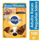 Pouch Pedigree Raza Pequeña Pollo En Salsa X 12 Unid