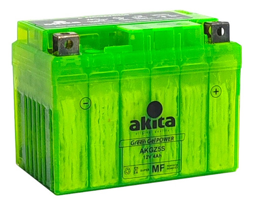 Batería Moto Akita Akgz5s Gel Ácido 4ah 12v