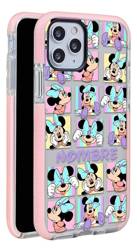 Funda Para iPhone Minnie Mouse Personalizado Tu Nombre