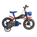Bicicleta  De Passeio/urbana Infantil Styll Baby Baby Moto Bike Aro 12 Cor Preto/azul/vermelho Com Rodas De Treinamento