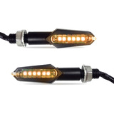 Faros Luz Giro Moto 12 Led Guiño Universal Juego X2