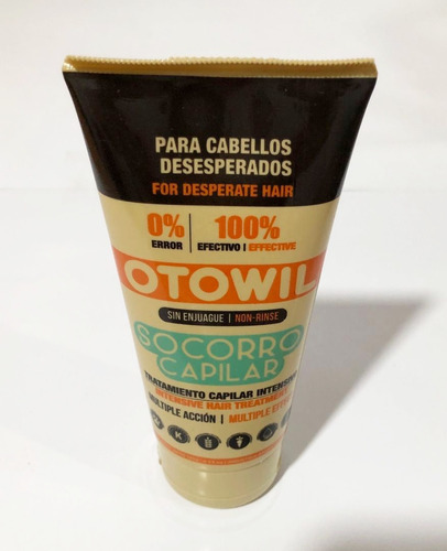 Otowil Crema Para Peinar Socorro Capilar Sin Enjuague X120g