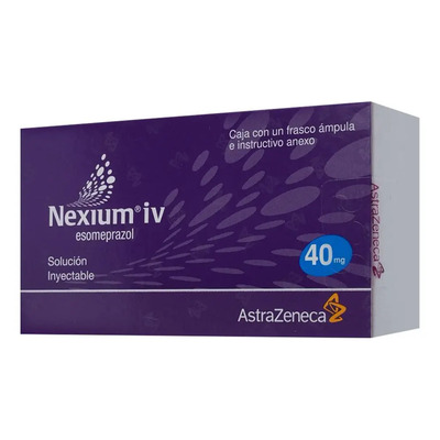 Nexium Iv Solución Inyectable 40 Mg, 1 Frasco Ámpula | Envío gratis