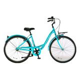 Bicicleta Futura Rod.26 Carolina 5211 Dama Paseo Aguamarina