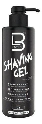 Shaving Gel Afeitar Level 3 Barberia Profesional 500ml