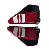 Cubiertas Laterales Dt125 Sport Para Italika (rojo-negro)