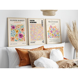 Cuadros Yayoi, Matisse Multicolors Set X 3