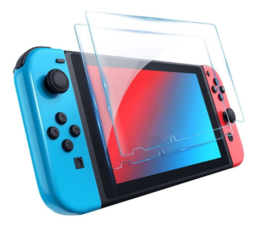 2 Películas De Vidro Proteção Tela Toda Para Nintendo Switch