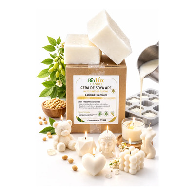 Cera De Soya Alto Punto De Fusión Calidad Premium Apf 2 Kg | Meses sin interés