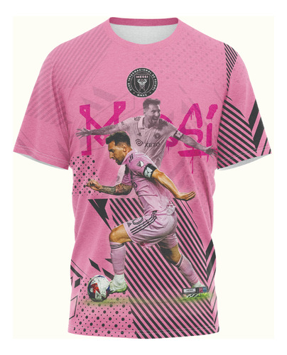 Playera Miami Messi Para Niños. Jersey Futbol