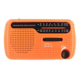 Radio De 1200 Mah, Radio Solar De Emergencia