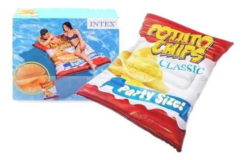 Flotador Paquete Papas Intex 58776 Colchoneta Potato Chips