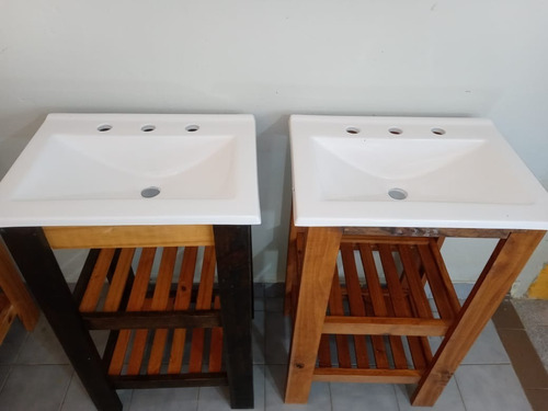 Mueble De Baño Simple De 50 Cm De Ancho, Con Bacha