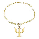 Pulsera Psicologia Baño Oro 24k Plata 925 Envio